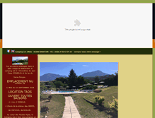 Tablet Screenshot of camping-les2bois.com